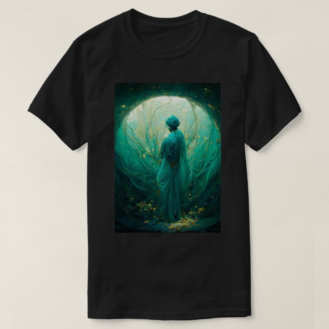 Undine aquatic life essence mermaid water nature l T-Shirt (Design Front)