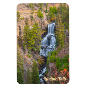 Undine Falls Lava Creek Yellowstone National Park Magnet