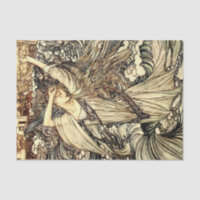 “Undine in the Waves” by Arthur Rackham