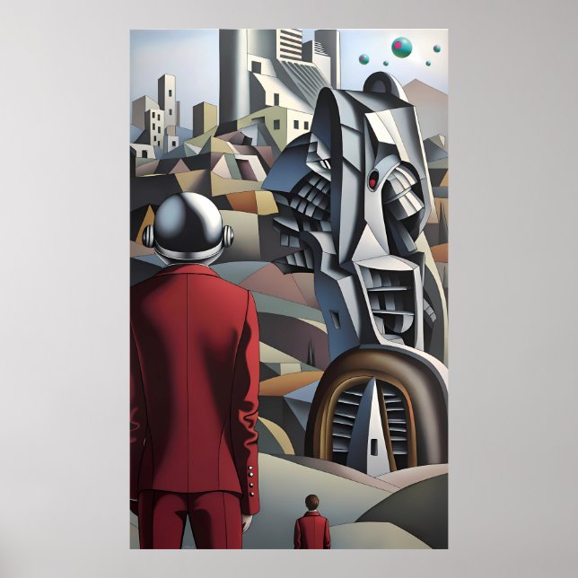 Undisclosed Dislocation - Ken Gauge Surreal Art Poster (Front)