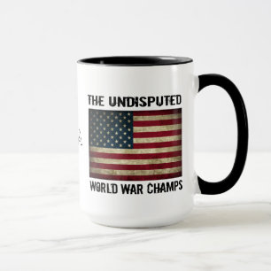 Undisputed World War Champions - USA Flag Mug