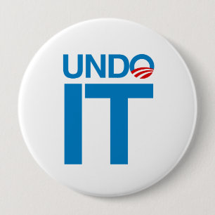 UNDO IT 10 CM ROUND BADGE