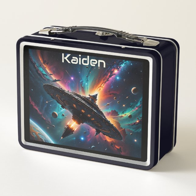 Undocking Kid's Metal Lunchbox (Back)