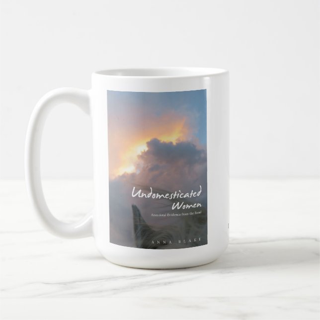 Undomesticated Women (book cover) mug. Coffee Mug (Left)
