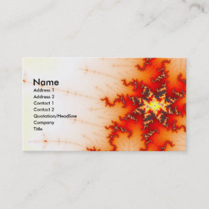 Undone Fractal Business Card