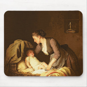 Undressing the Baby, 1880 Mouse Mat
