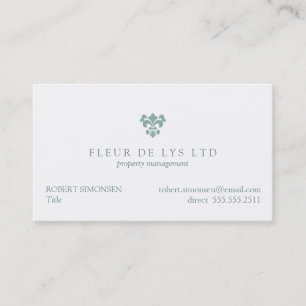 Une Fleur de Lis Business Card