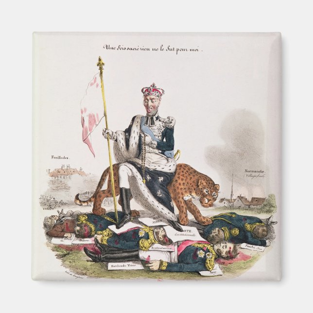 Une fois sacre rien ne le fut pour moi' magnet (Front)