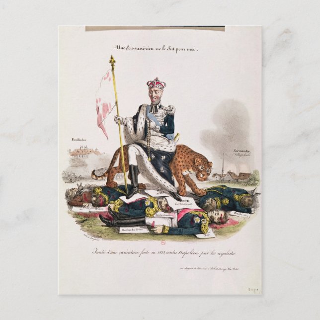 Une fois sacre rien ne le fut pour moi' postcard (Front)