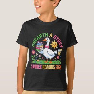 Unearth a story summer 2026 silly goose reading T-Shirt