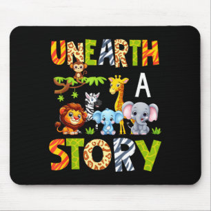Unearth a story summer 2026 wild animals reading mouse mat