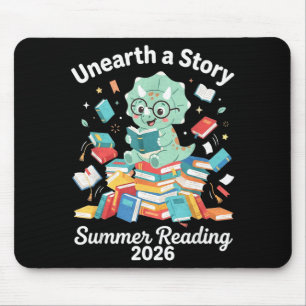 Unearth a story summer reading 2026 library men mouse mat