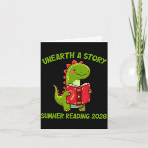 Unearth a story summer reading 2026 men women kids card