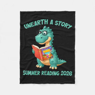 Unearth a story summer reading 2026 men women kids fleece blanket