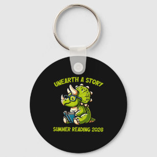 Unearth a story summer reading 2026 men women kids key ring