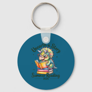 Unearth a story summer reading 2026 men women kids key ring