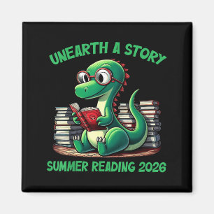Unearth a story summer reading 2026 men women kids magnet