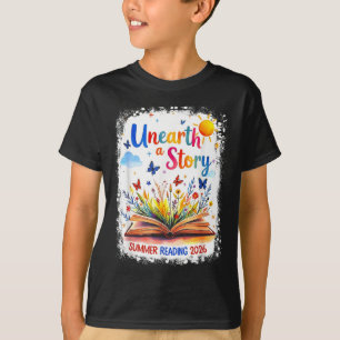 Unearth a story summer reading 2026 wildflower T-Shirt