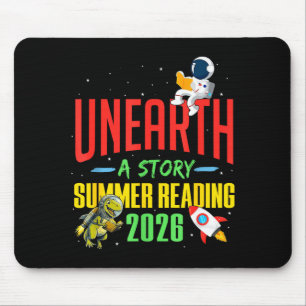 Unearth a story summer reading program 2026 mouse mat