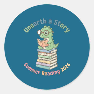 Unearth Story 2026 Summer Reading Classic Round Sticker