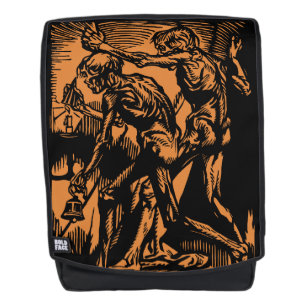 Unearthed Horrors of Dead Miners for Halloween Backpack