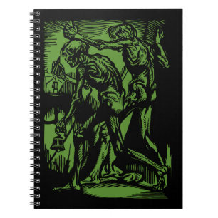 Unearthed Horrors of Dead Miners for Halloween Notebook