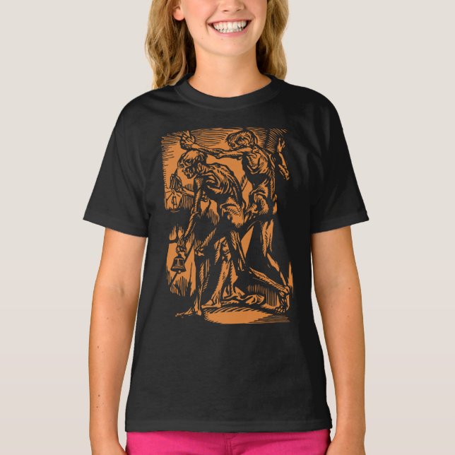 Unearthed Horrors of Dead Miners for Halloween T-Shirt (Front)
