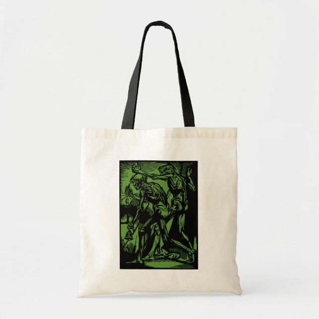 Unearthed Horrors of Dead Miners for Halloween Tote Bag (Front)