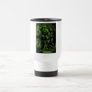 Unearthed Horrors of Dead Miners for Halloween Travel Mug