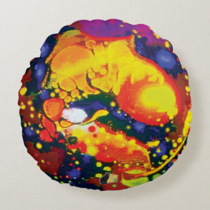 Unearthly Delight Round Cushion