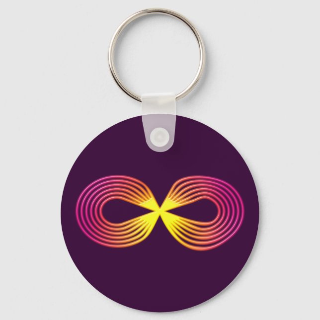 Unendlich Zeichen sign eternity Key Ring (Front)