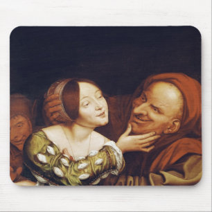 Unequal Love or, The Mismatched Couple Mouse Mat