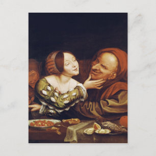 Unequal Love or, The Mismatched Couple Postcard