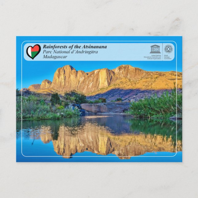 UNESCO - Atsinanana - Andringitra National Park Postcard (Front)