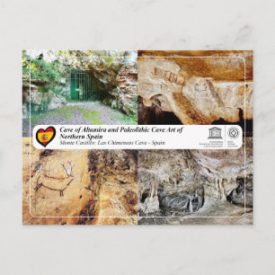 UNESCO - Cave of Las Chimeneas Postcard