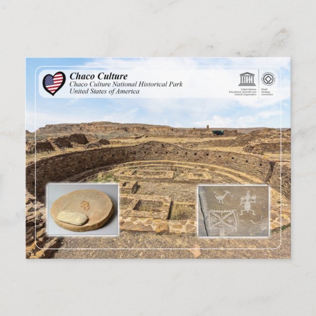 UNESCO - Chaco Culture National Historical Park Po Postcard (Front)