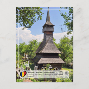 UNESCO Church of the Nativity of the Virgin, Ieud Postcard