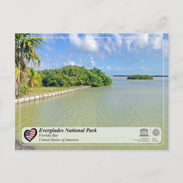 UNESCO - Everglades National Park - Florida Bay Postcard (Front)