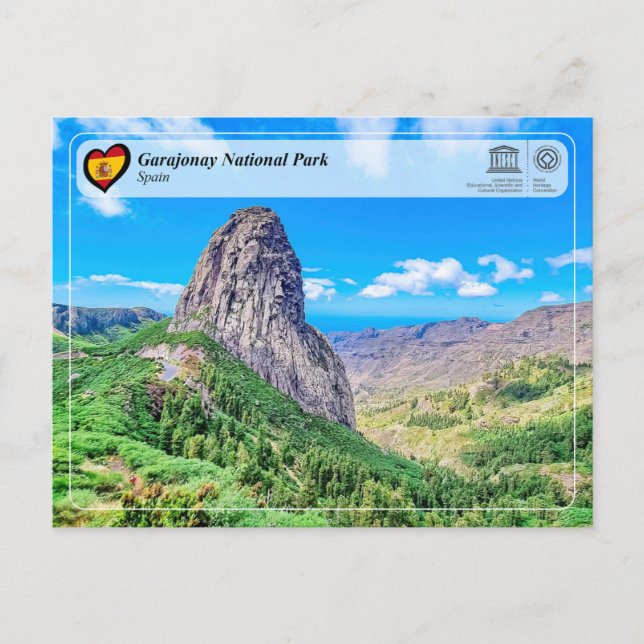 UNESCO Garajonay National Park Postcard (Front)