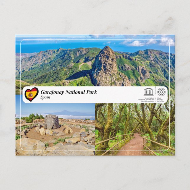 UNESCO Garajonay National Park Postcard (Front)