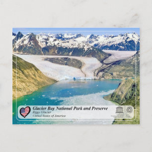 UNESCO - Glacier Bay NP - Riggs Glacier Postcard