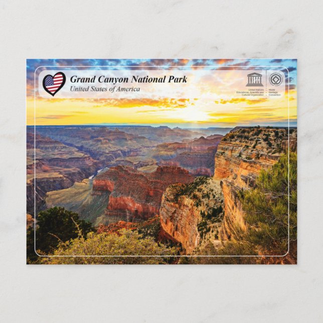 UNESCO - Grand Canyon National Park Postcard (Front)