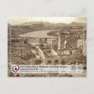 UNESCO - Hiroshima Peace Memorial  (Genbaku Dome) Postcard