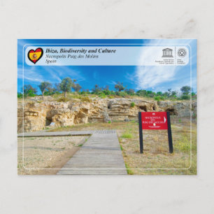 UNESCO - Ibiza/Eivissa, Necropolis Puig des Molins Postcard