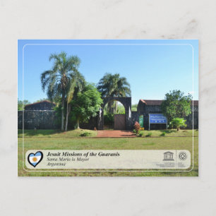 UNESCO - Jesuit Missions of the Guaranis Postcard