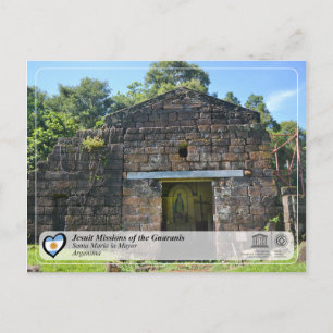 UNESCO - Jesuit Missions of the Guaranis Postcard