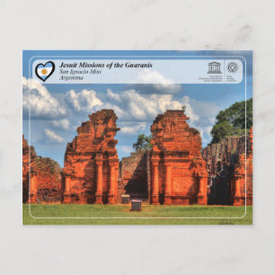 UNESCO - Jesuit Missions of the Guaranis Postcard