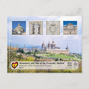 UNESCO - Monastery of San Lorenzo de El Escorial Postcard