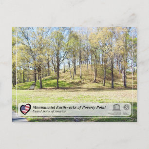 UNESCO - Monumental Earthworks of Poverty Point Postcard