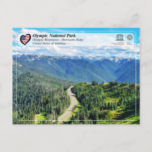 UNESCO - Olympic National Park - Hurricane Ridge Postcard